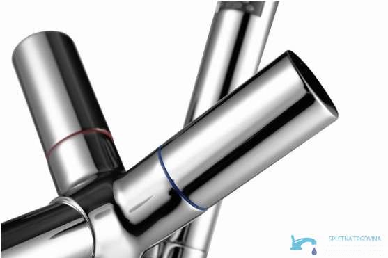 Miscelatore EYN PK1237 a pavimento per vasca con doccetta, in più finiture tra cui cromo e argento