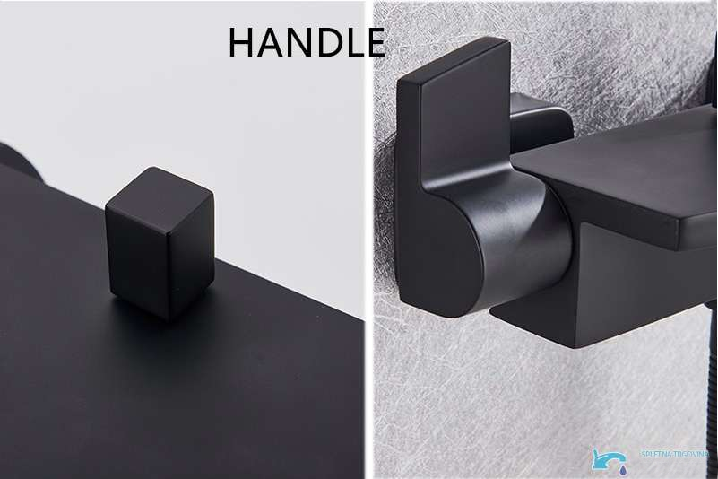 Miscelatore freestanding per vasca EYN ZP1920 con bocca a cascata, doccetta e finiture multiple