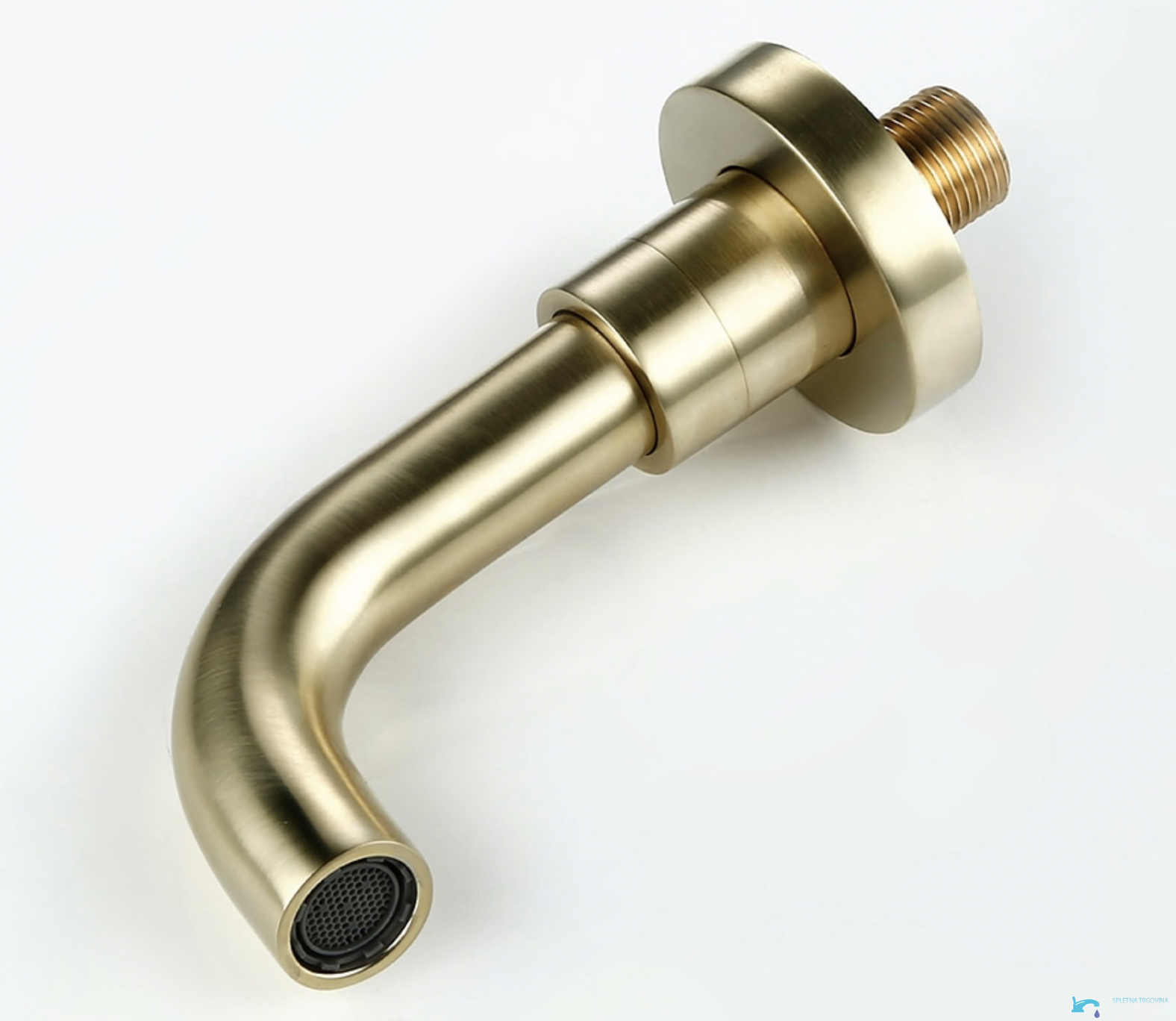 Rubinetto da bagno a parete EYN BGW1644 in più finiture, tra cui oro spazzolato e oro antico