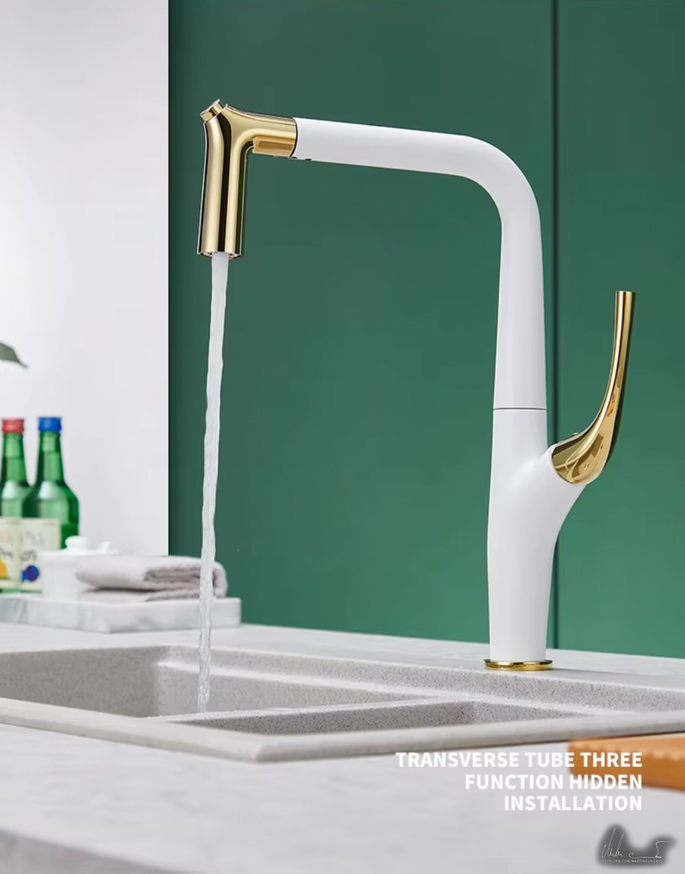 Componenti di montaggio e tubi del rubinetto da cucina KF1013