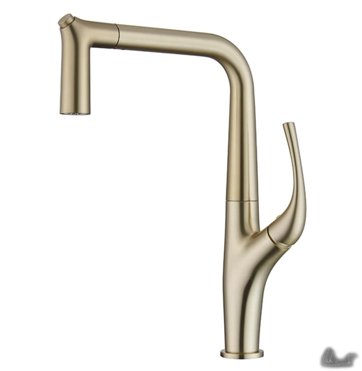 Moderne Küchenarmatur der nächsten Generation ELITE EDITION KF1013 in gebürstetem Champagner