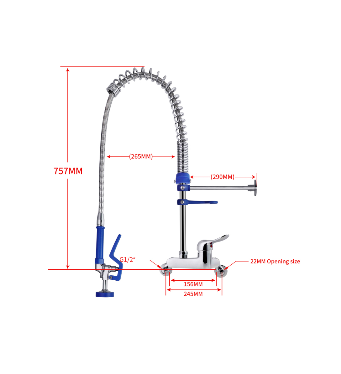 Disegno tecnico di ELITE EDITION Profesional PRO1399 (757 mm, G1/2)