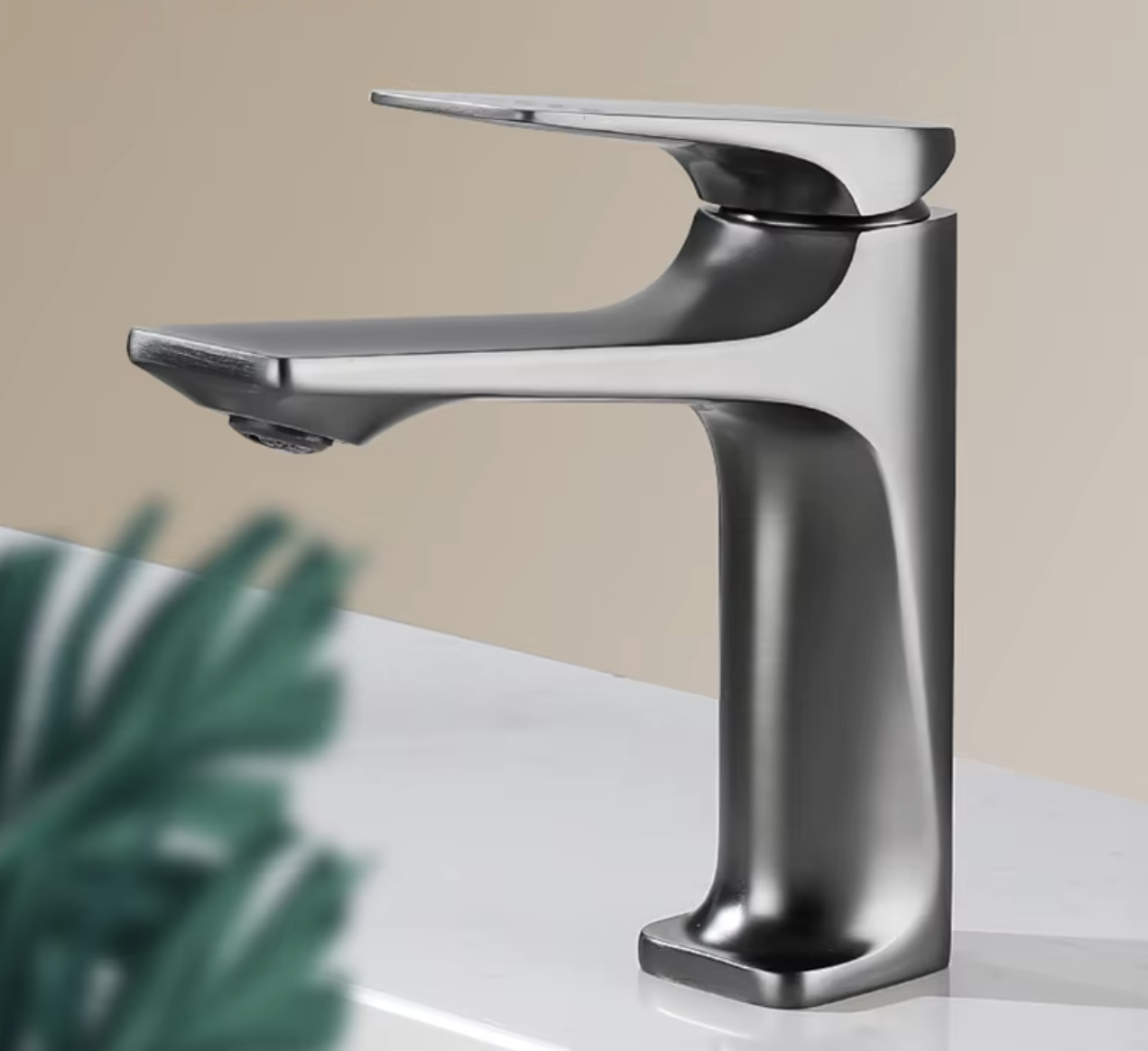 Miscelatore in acciaio inox per cucina e bagno ELITE EDITION BS2150 in grigio grafite satinato