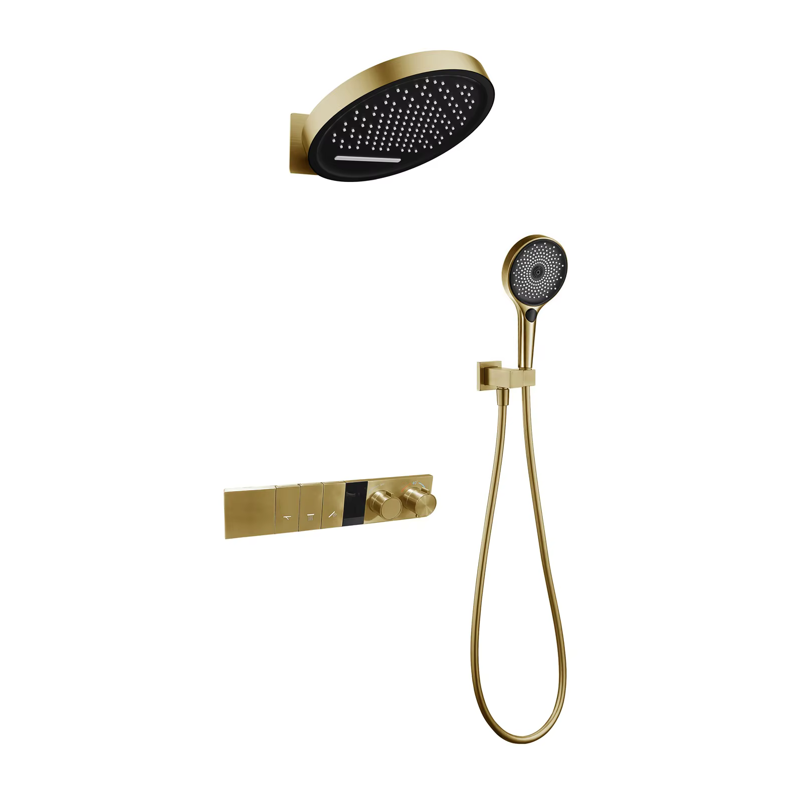 Sistema doccia da incasso ELITE EDITION BSC1305 – versione color oro