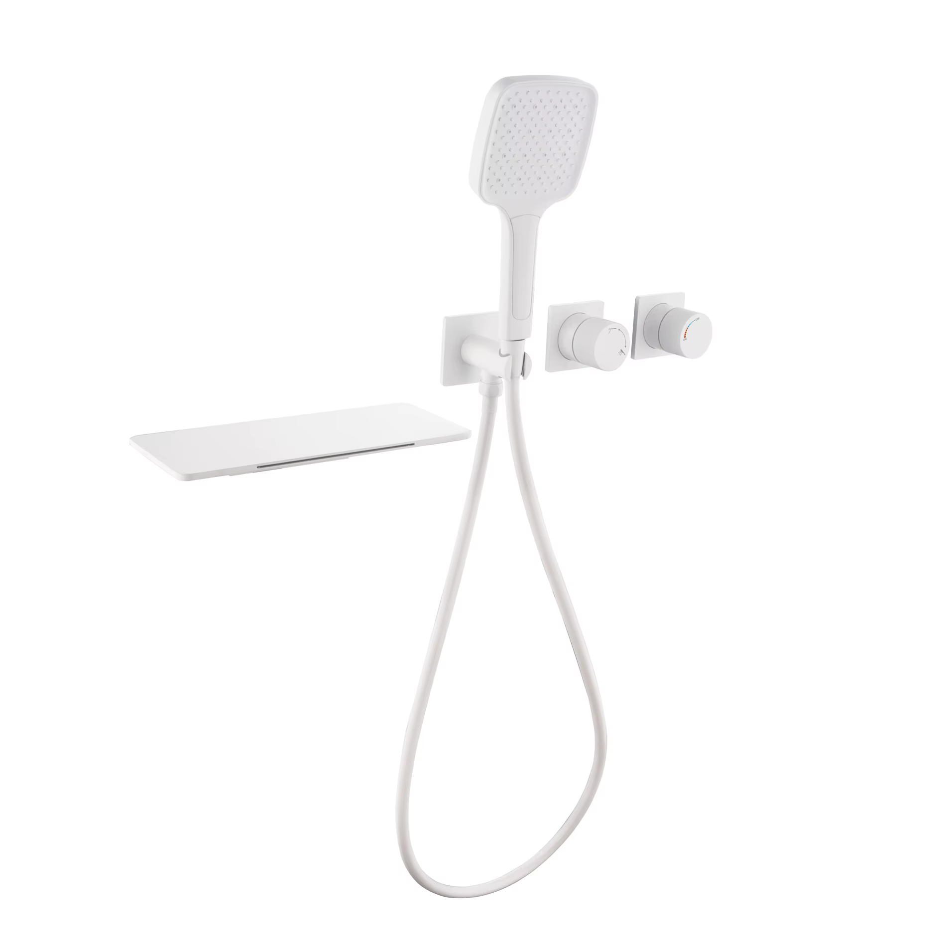 Rubinetto vasca in rame da incasso con LED nascosto ELITE EDITION BSC1669, canna di fucile scuro