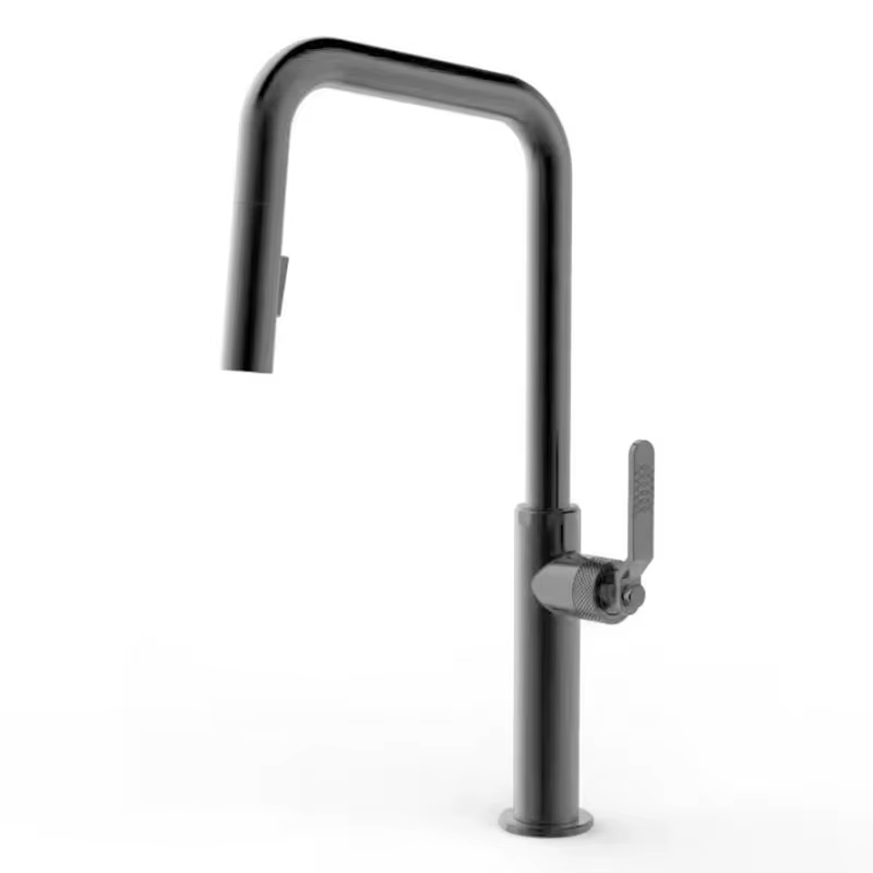 Rubinetto per lavello ELITE EDITION KF1692 nella finitura nera con leva laterale