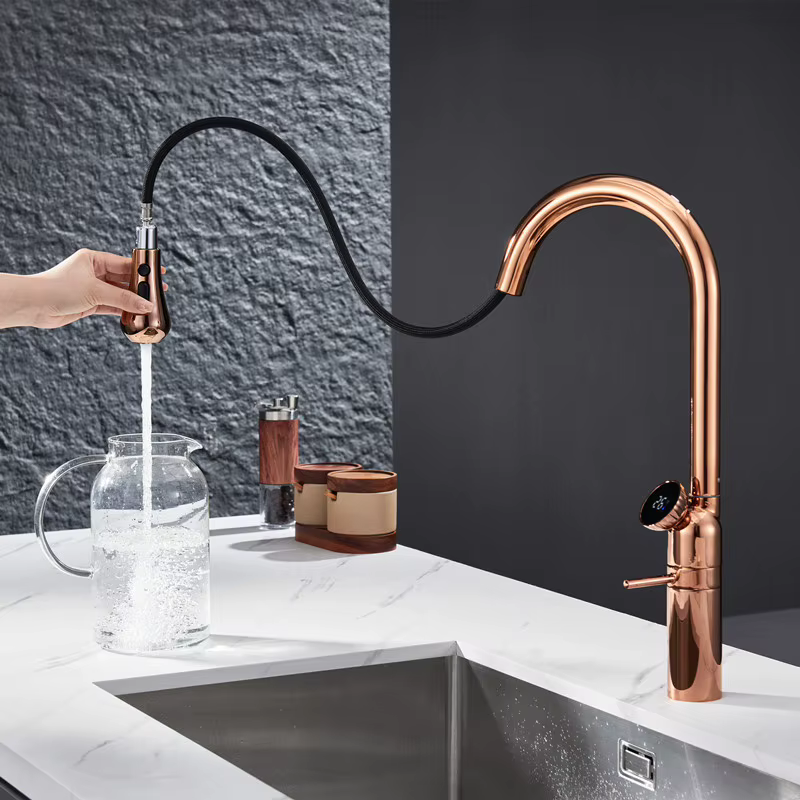 ELITE EDITION KF1694 - rubinetto cucina flessibile, rubinetto lavello estraibile
