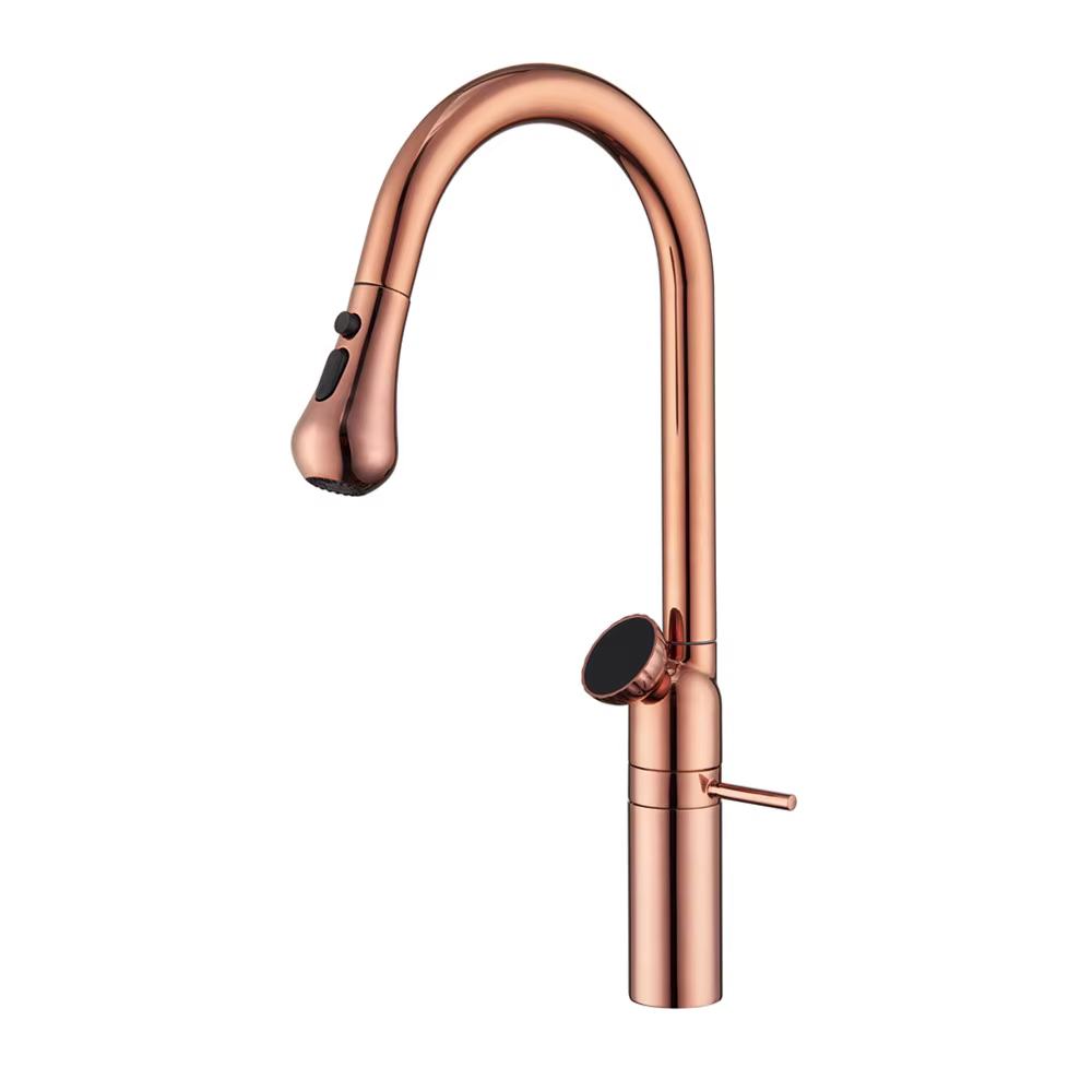 Miscelatore cucina ELITE EDITION KF1694 con finitura oro rosa lucido