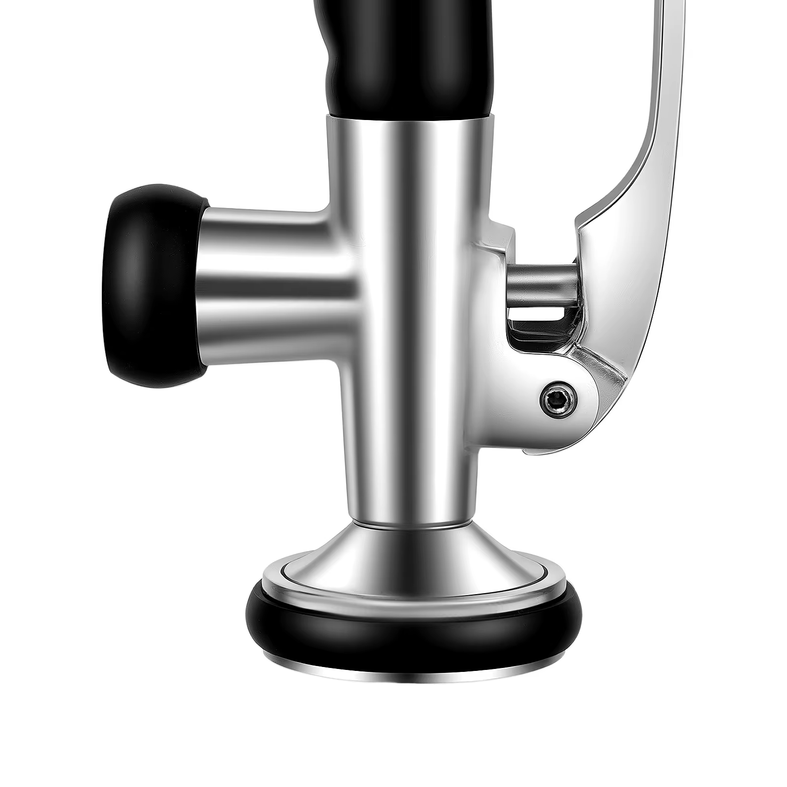 Spruzzatore per lavello da cucina in ottone ELITE EDITION KFH1355 in argento satinato e nero