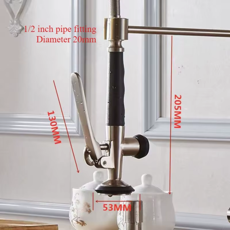 Misure della doccetta per lavello ELITE EDITION KFH1355 con attacco G1/2