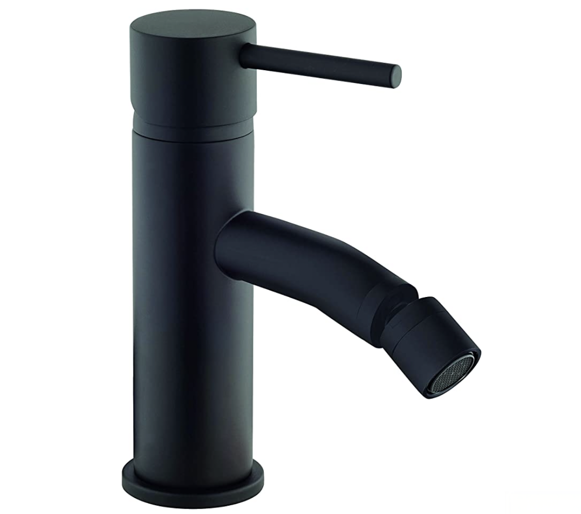 Rubinetto per bidet BB1402 nero con finitura opaca