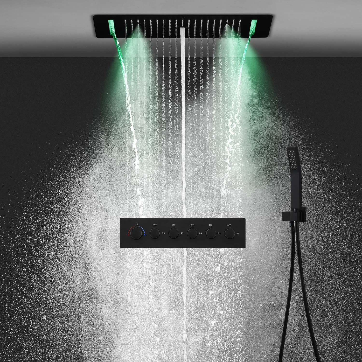 Innovative Concealed Shower System With The Home Spa Treatment Elite Edition Bcs1557 1