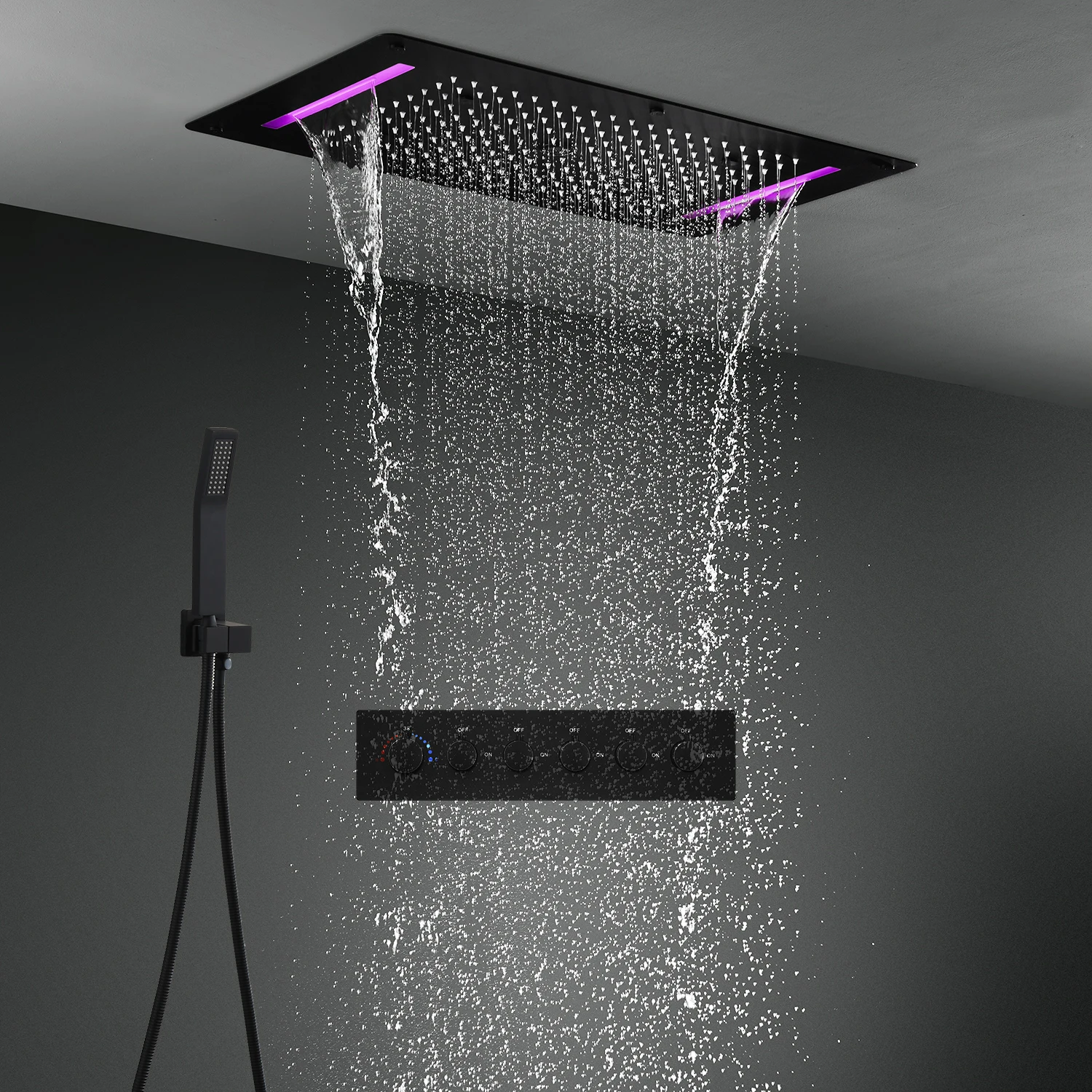 Innovative Concealed Shower System With The Home Spa Treatment Elite Edition Bcs1557