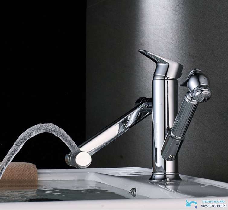 Miscelatore cucina orientabile EYN BIO1546 con bocca abbassata