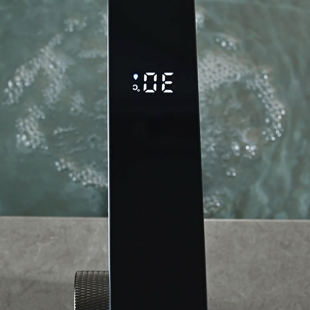Display LED del rubinetto per lavabo BS1826 con indicazione della temperatura