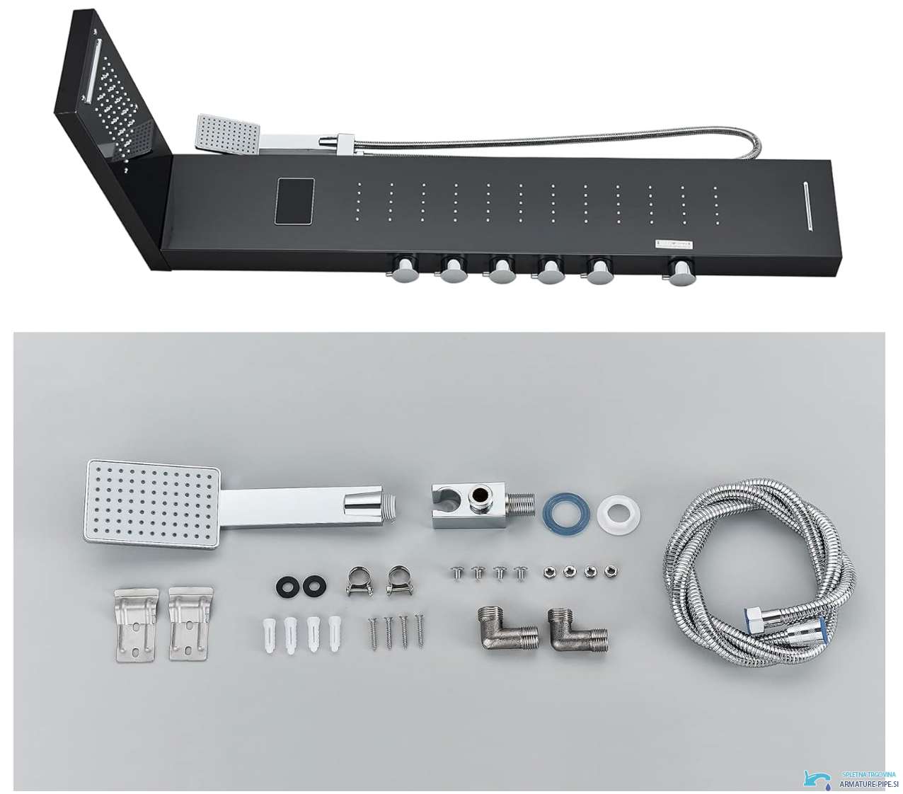 Luxury Shower Panel With Led Display Shower System Eyn Bsp2040 21