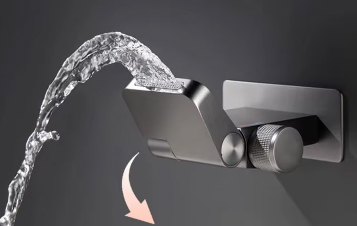 Rubinetto da bagno BSW1500 con bocca orientata e flusso d’acqua ampio
