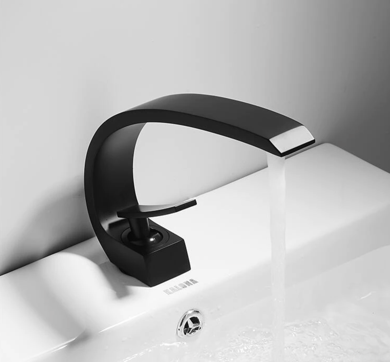 Miscelatore lavabo GB1424-zs — bocca alta arcuata e leva monocomando