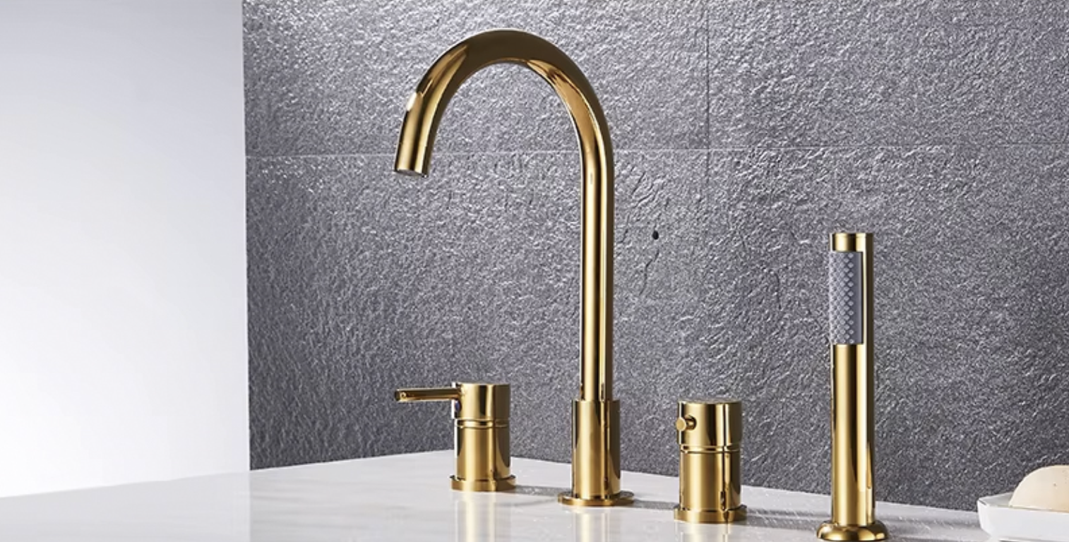 Rubinetteria vasca KM1834-bgx in oro lucido