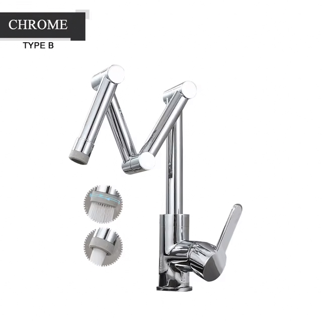Miscelatore da bagno ELITE EDITION in ottone con LED KS1409 in finitura cromata lucida
