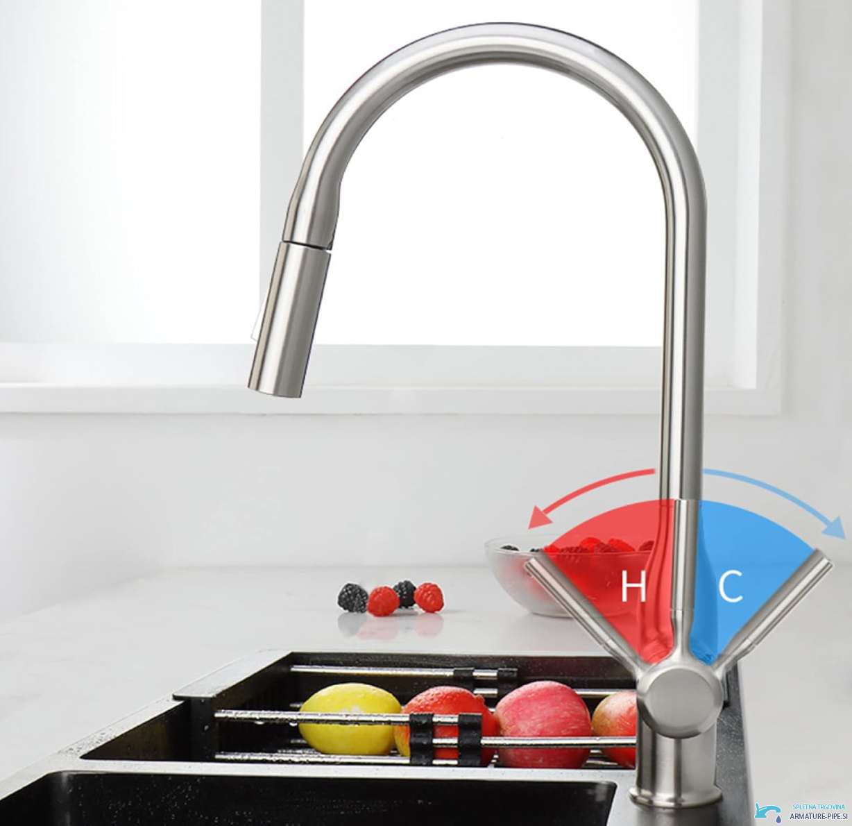 Izvlecna Kuhinjska Armatura Pipa Eyn Ks15174 2