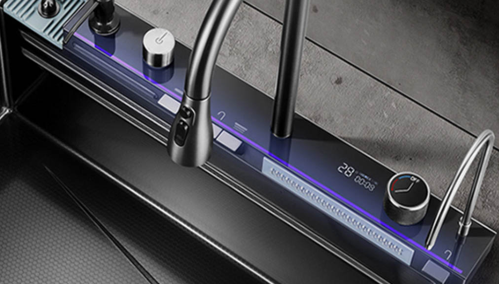 Comandi del miscelatore da cucina KS2199 con illuminazione a LED