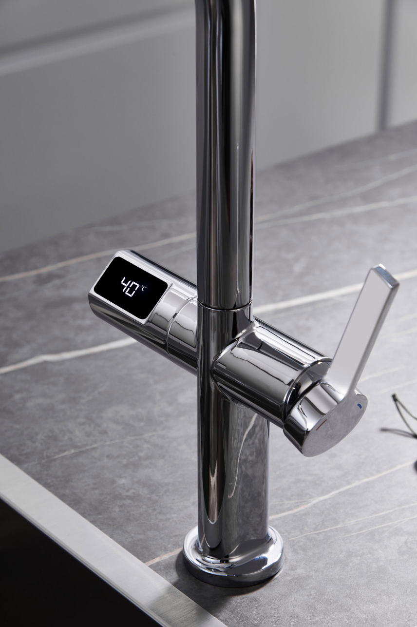 Rubinetto da cucina ELITE EDITION con doccetta estraibile KSS1700 in cromo lucido