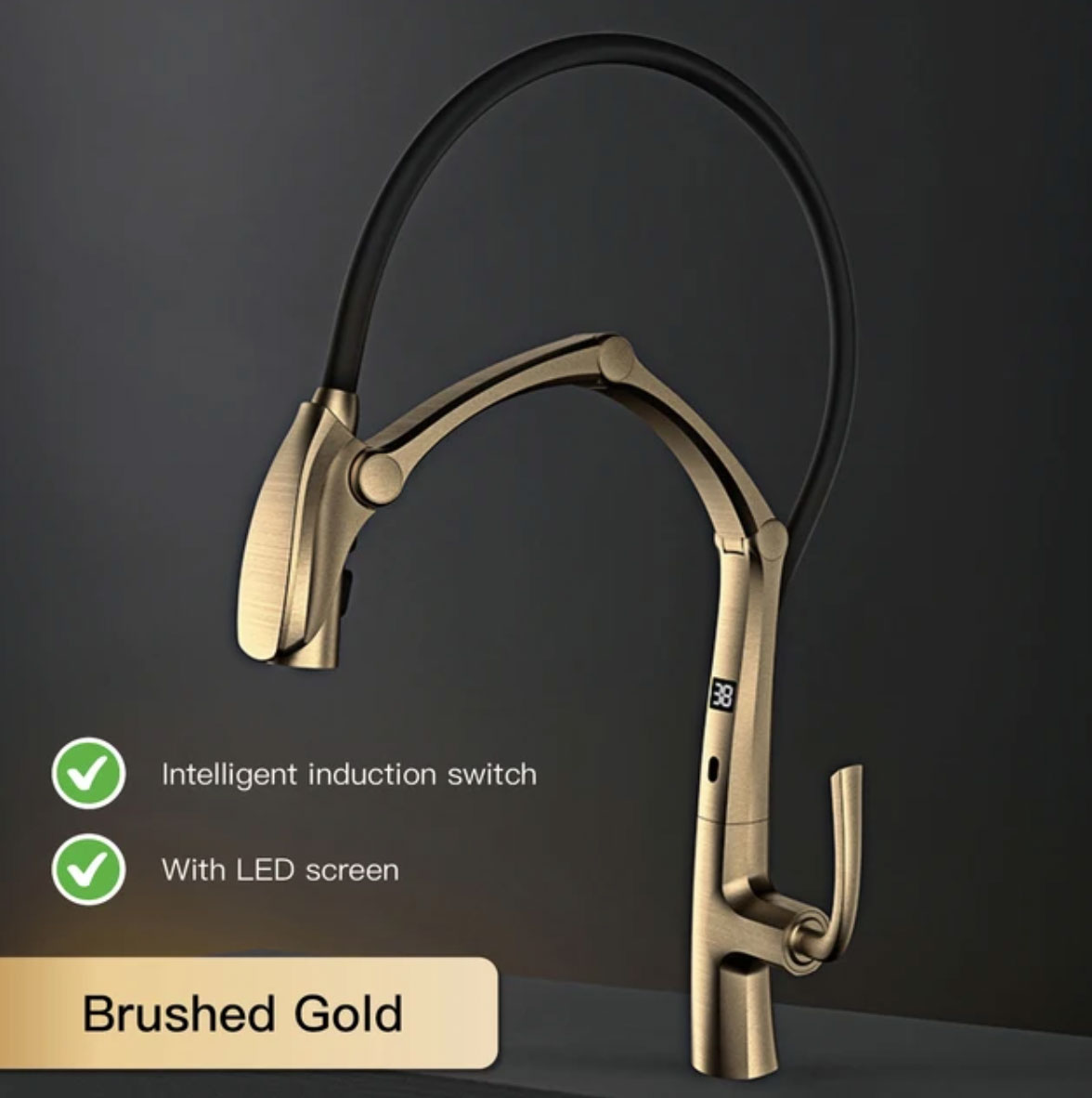 Specifiche del miscelatore da cucina ELITE EDITION KSS1899: sensore e display digitale