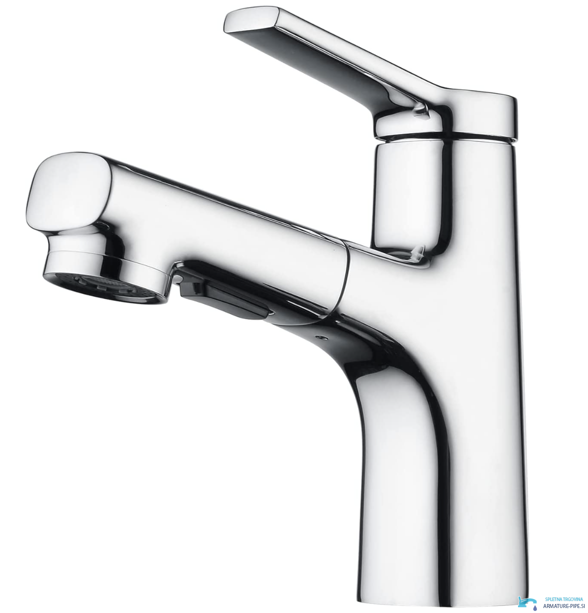 Rubinetto bagno estraibile KZI8705 in cromo lucido