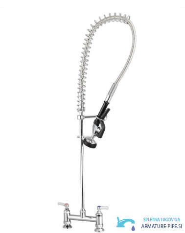 Rubinetto professionale da cucina NK8701 cromato per ristorazione