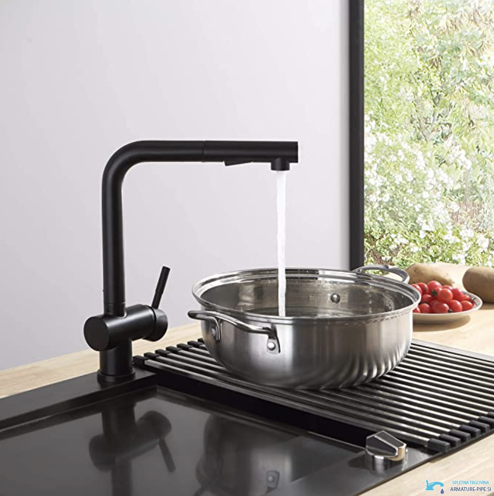 NT1344 - miscelatore cucina alto, rubinetto lavello per pentole grandi