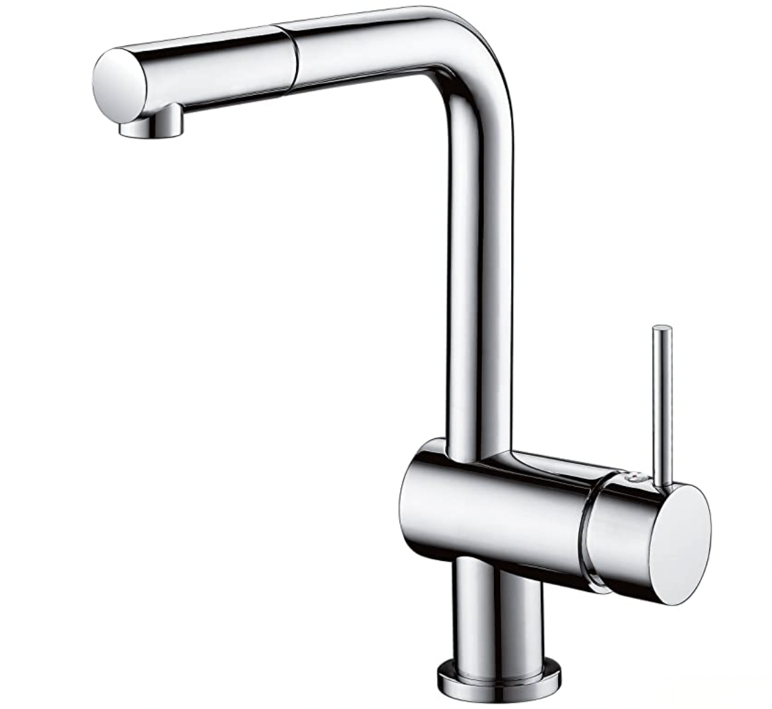 Miscelatore a bassa pressione EYN NT1642 con bocca alta arrotondata