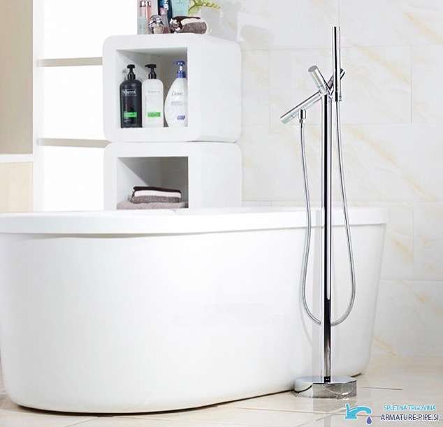 Rubinetto freestanding per vasca PK1237 in cromo lucido
