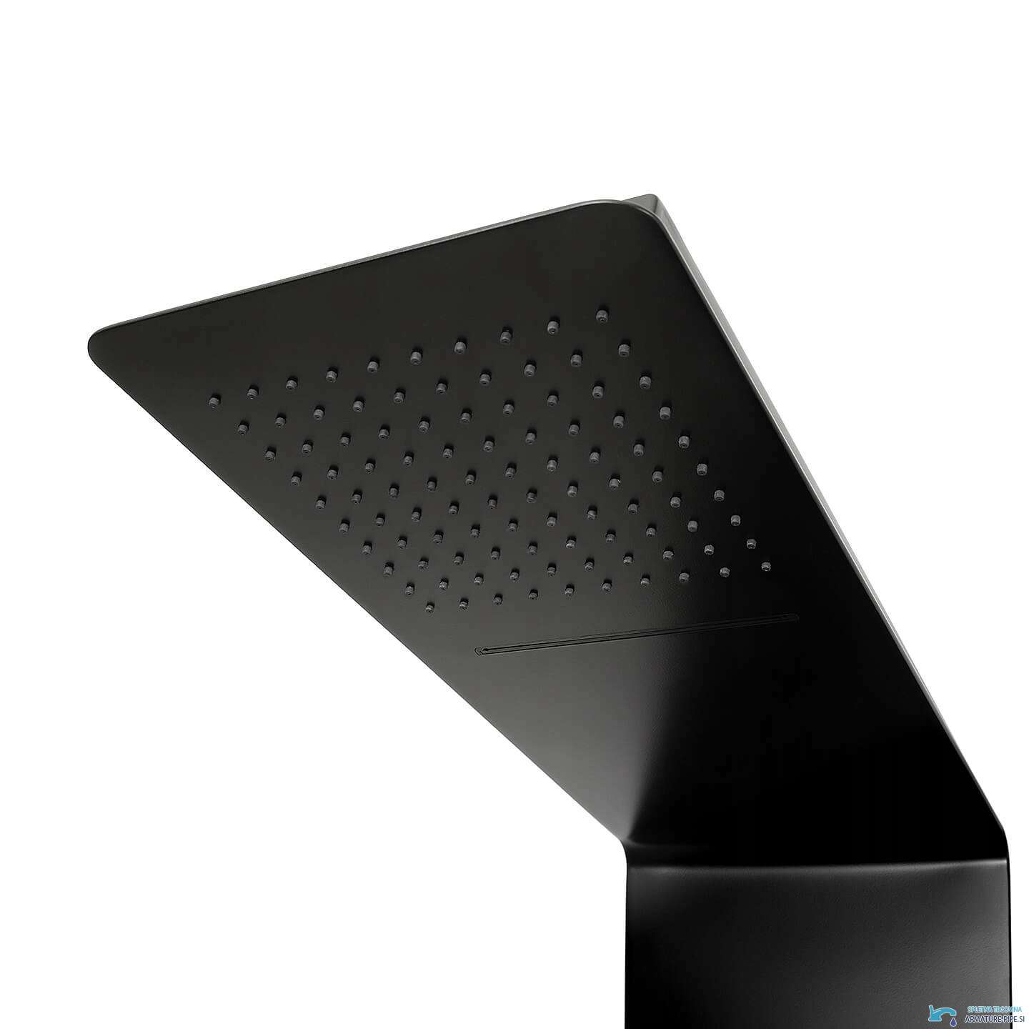 Dettaglio del soffione del pannello doccia termostatico ELITE SP1058