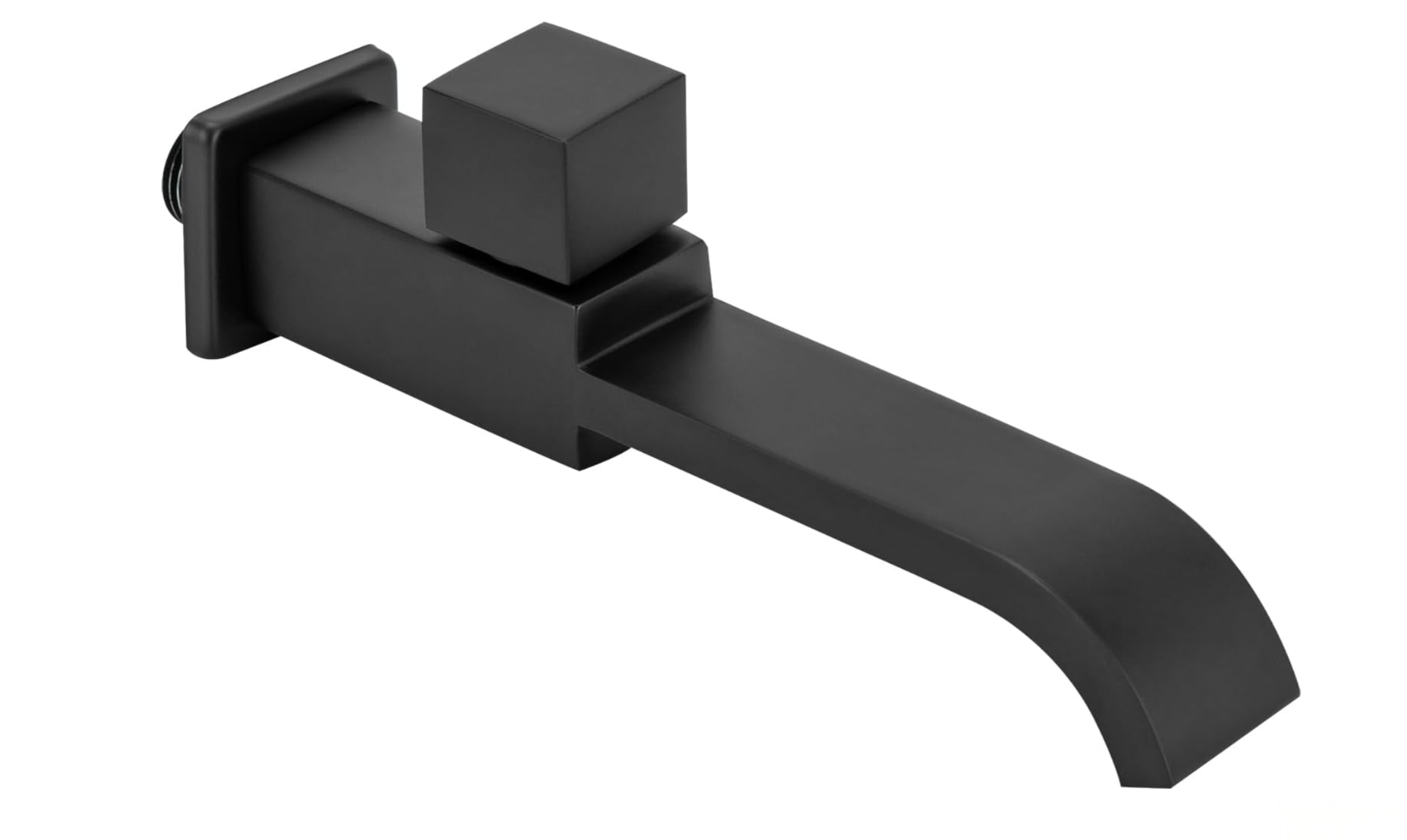 Rubinetto a parete per acqua fredda WC1142 con finitura nera opaca