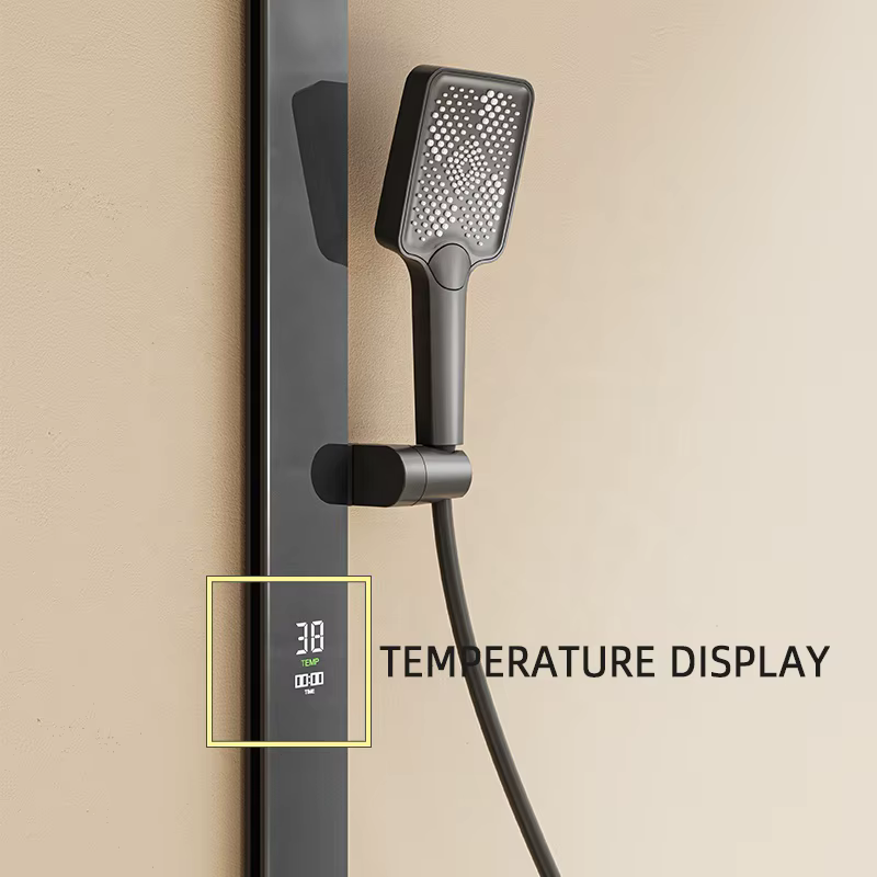 Lastnosti oglatega pršnega sistema BSE1719: digitalni prikaz temperature