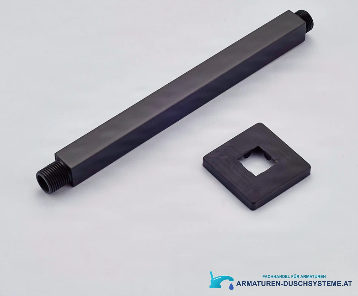 LED-Unterputz-Duschsystem PT50089 in Mattschwarz