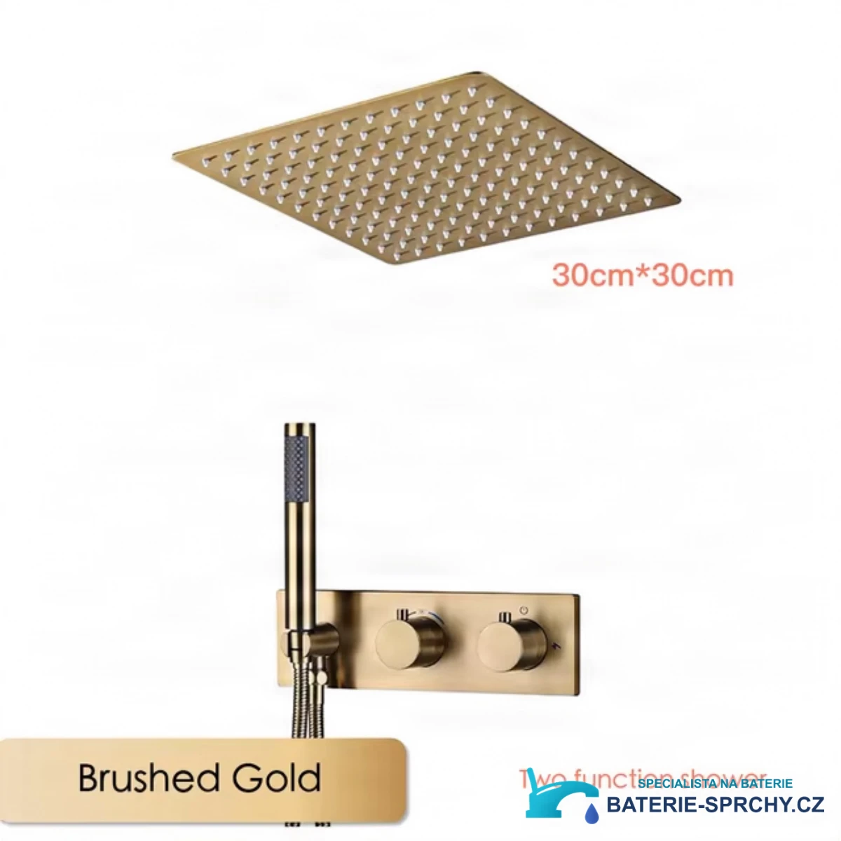 Podomítkový sprchový systém ELITE EDITION BCS1499-1 s termostatem, LED osvětlením a více barevnými provedeními