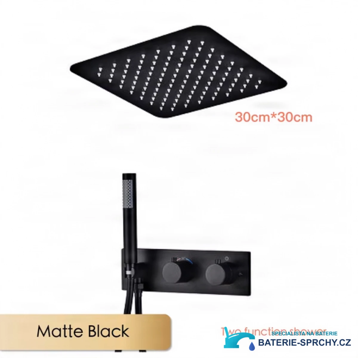 Podomítkový sprchový systém ELITE EDITION BCS1499-1 s termostatem, LED osvětlením a více barevnými provedeními