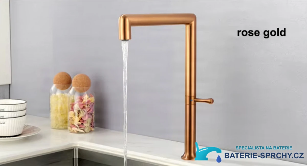Kuchyňská baterie ELITE EDITION KF1044 s otočným výtokovým ramínkem, více barevných provedení