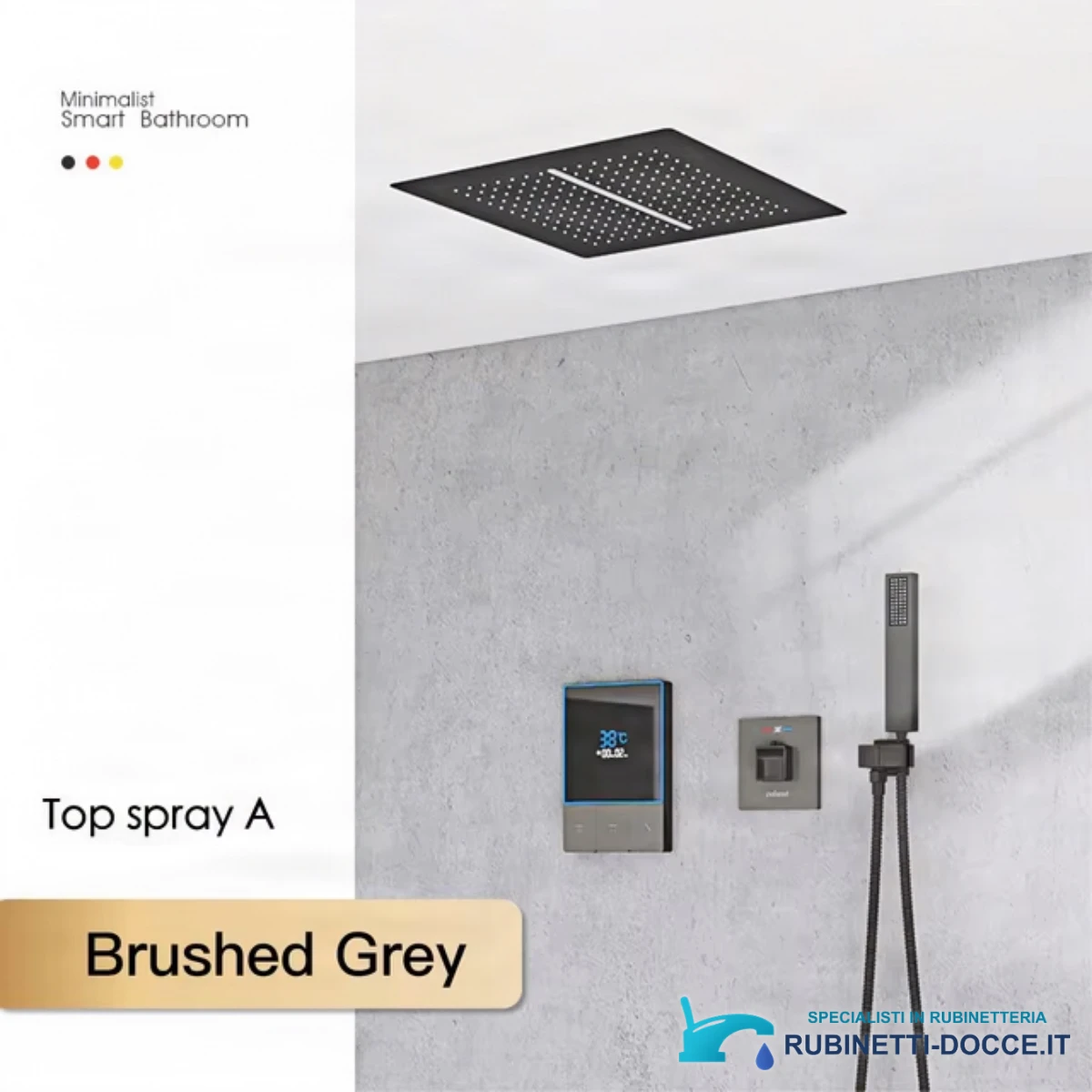 Sistema doccia a incasso ELITE EDITION BCS1721 termostatico, multigetto e a cascata in più finiture