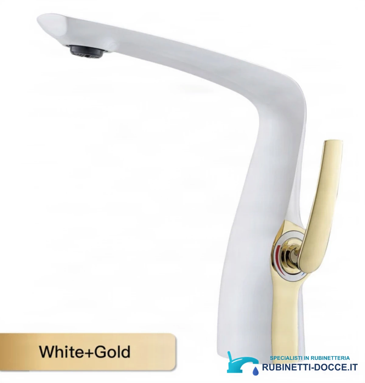 Miscelatore per lavabo da piano ELITE EDITION BS1531 in ottone, disponibile in più finiture
