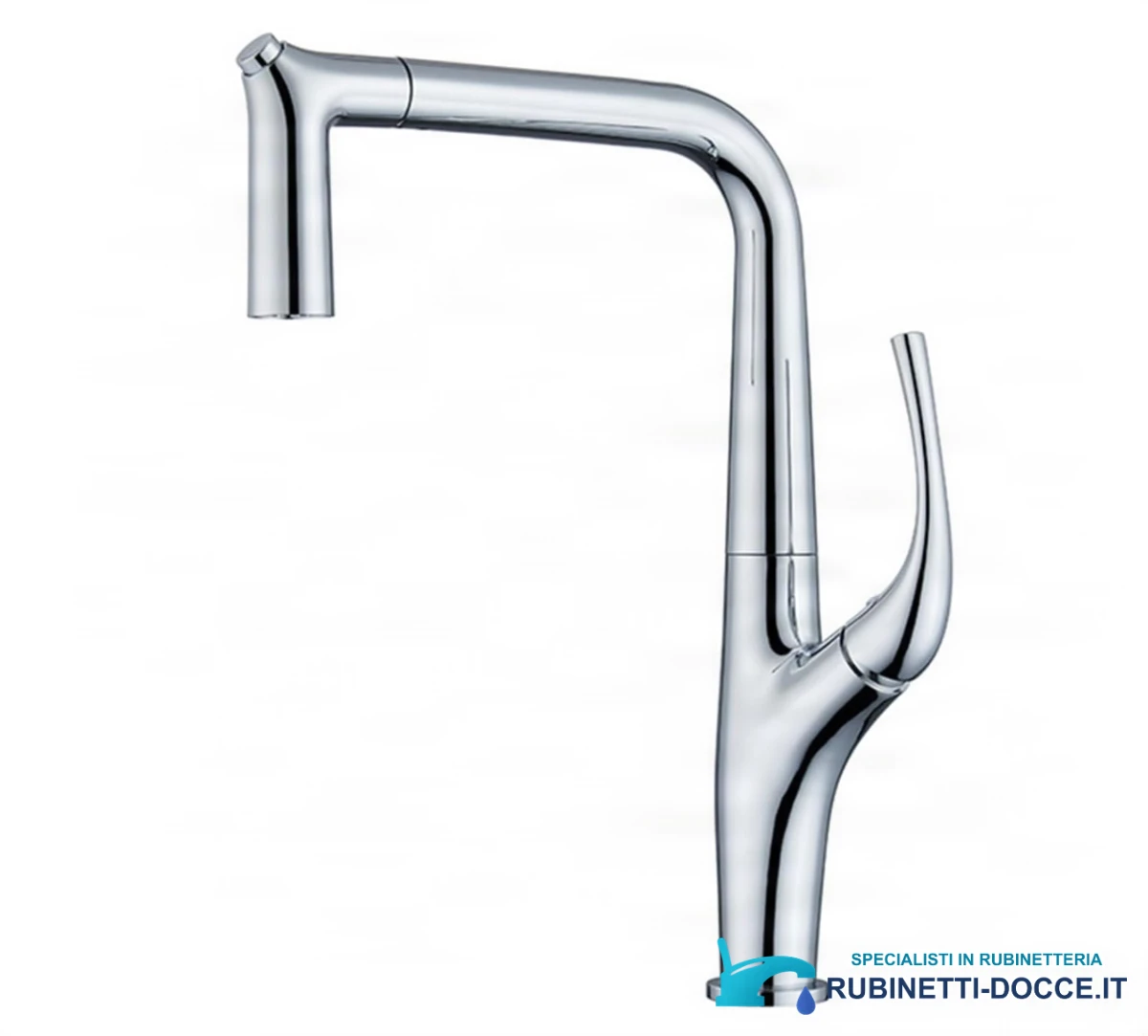 Miscelatore da cucina moderno ELITE EDITION KF1013 in cromo lucido