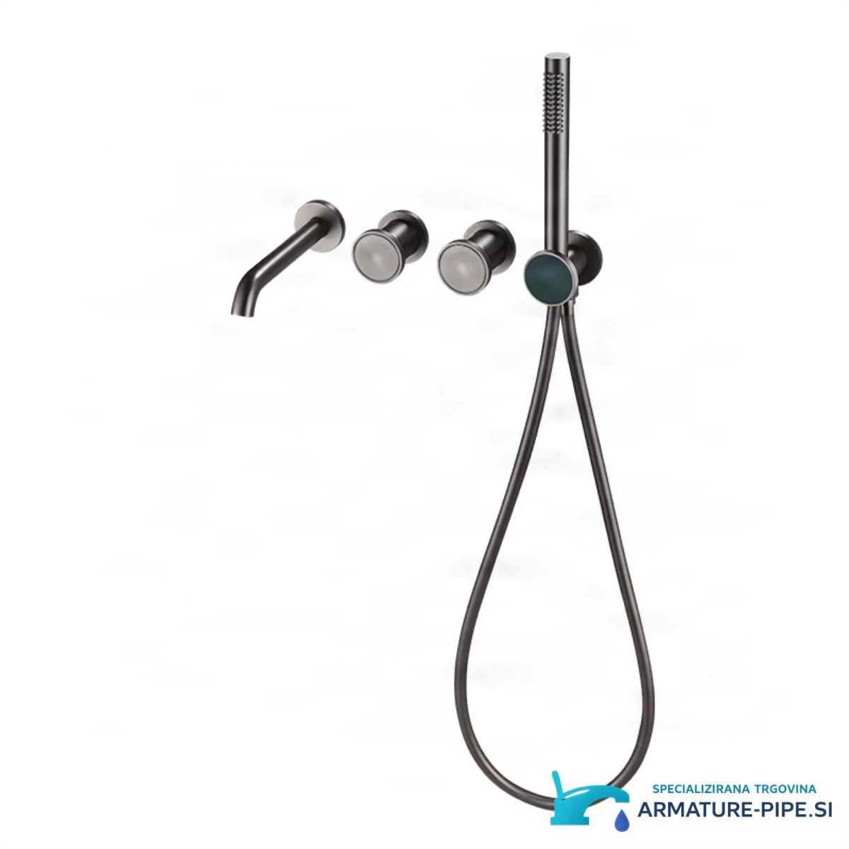 Shower Set All ELITE EDITION BSC1717 — celoten komplet na belem ozadju