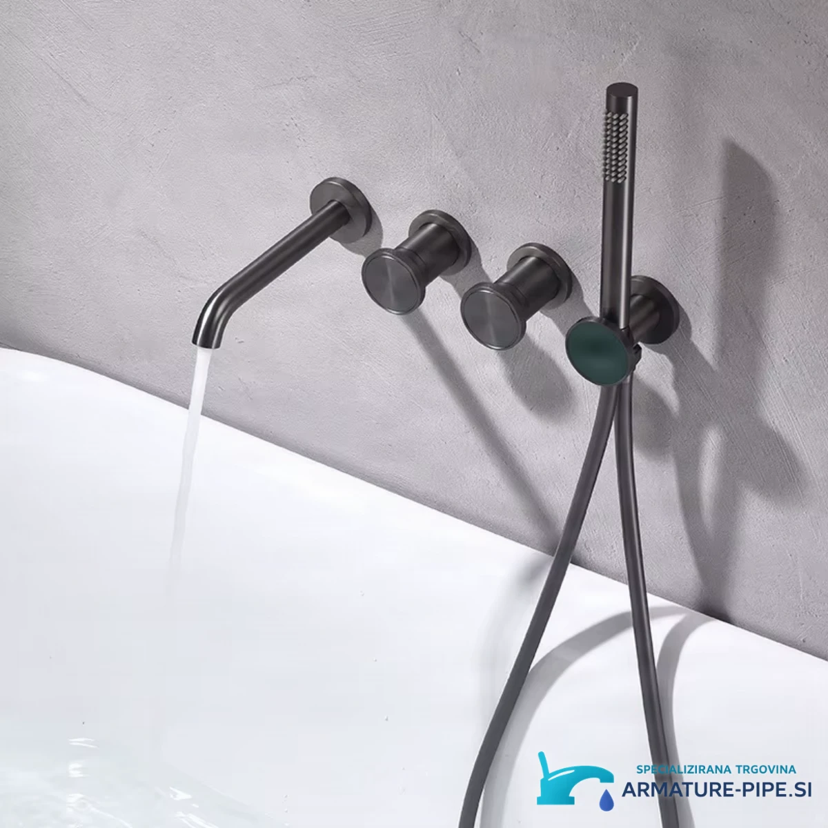 Shower Set All ELITE EDITION BSC1717 v grafitno sivi izvedbi