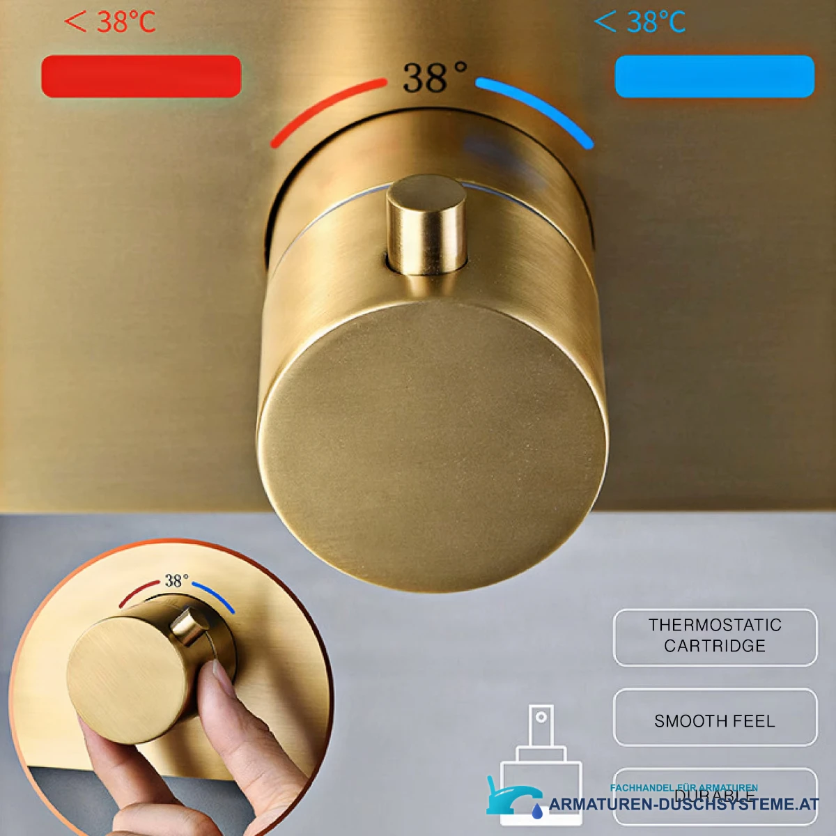 BCS1499 ELITE EDITION BCS1499-1 in gebürstetem Gold