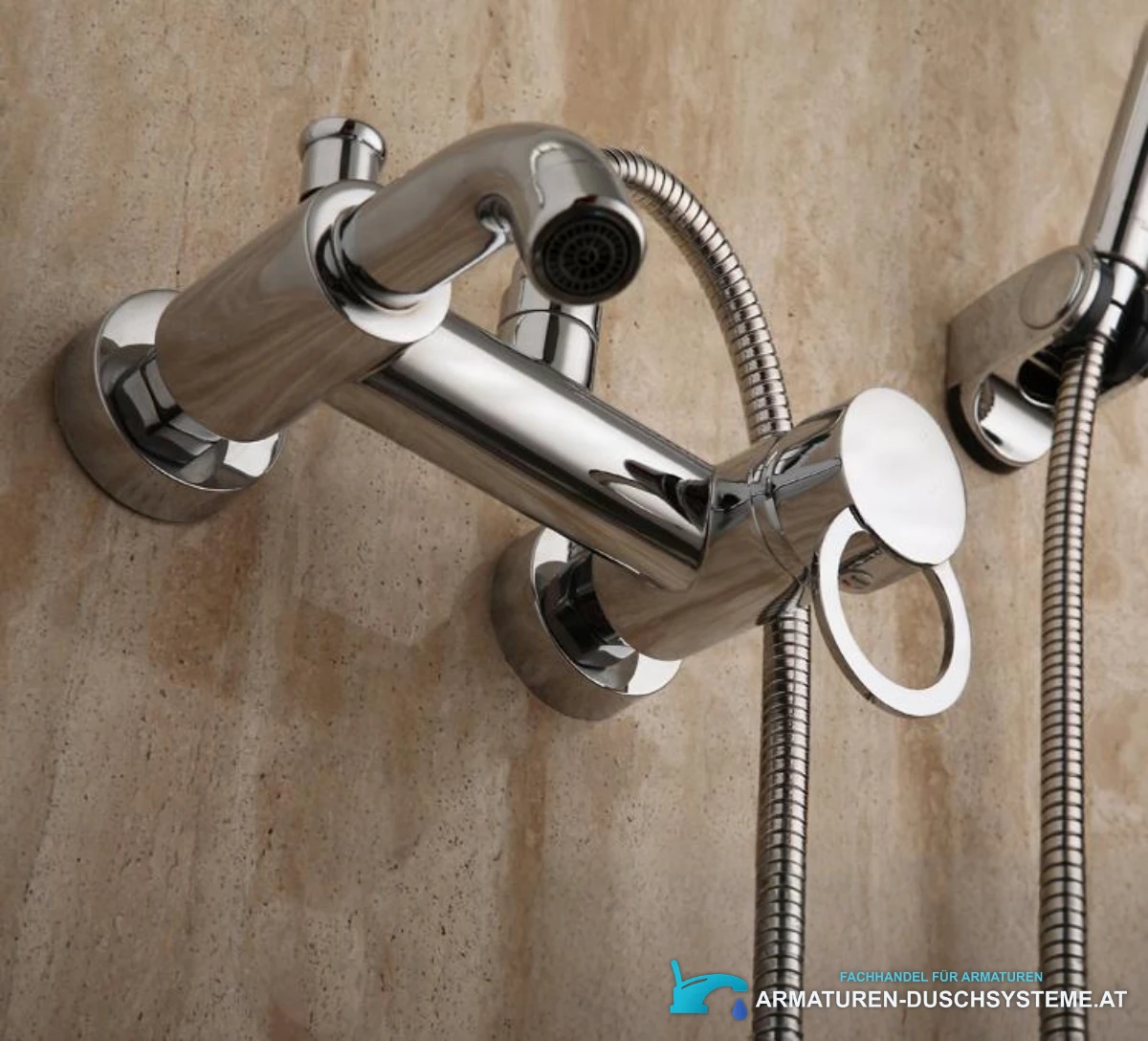 Wandarmatur für die Badewanne EYN SK2264 in poliertem Chrom