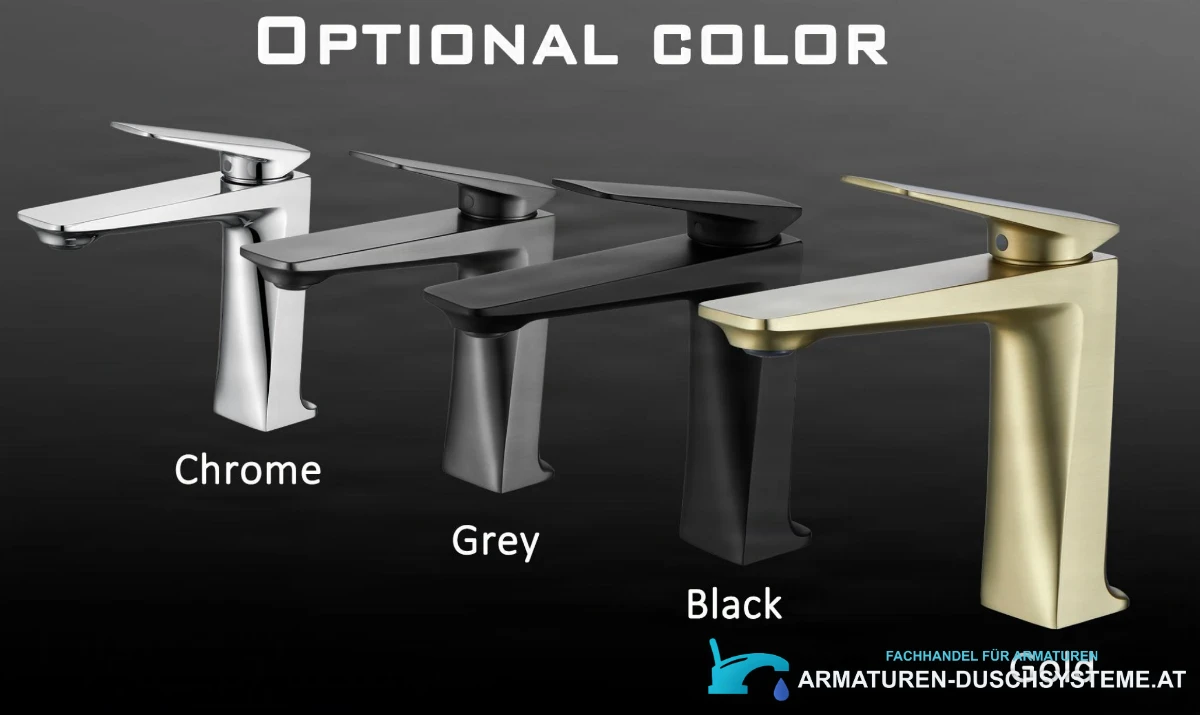 Badarmatur ELITE EDITION BS1910 in Chrom, Grau, Schwarz und Gold