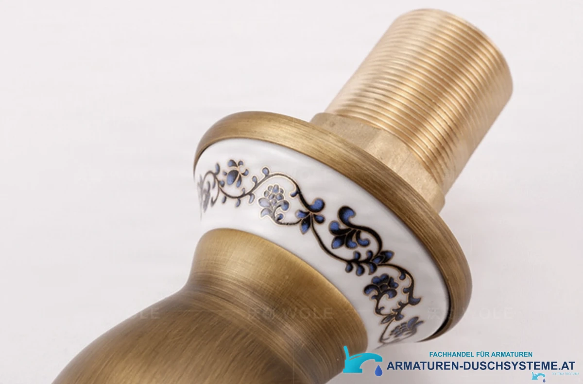 Detail des Keramikrings und Außengewindes der Standarmatur AQ1129