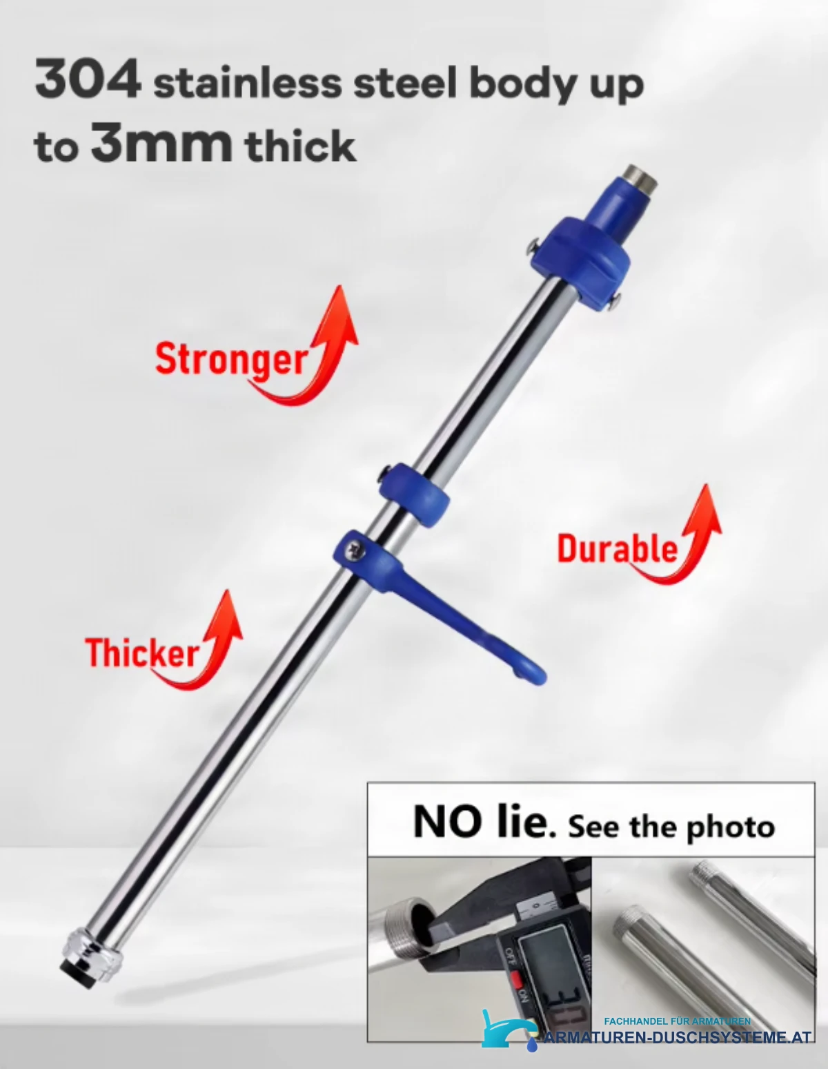Professionelle Küchenarmatur für Spülbecken Elite Edition PRO2189 in glänzender Chromoptik